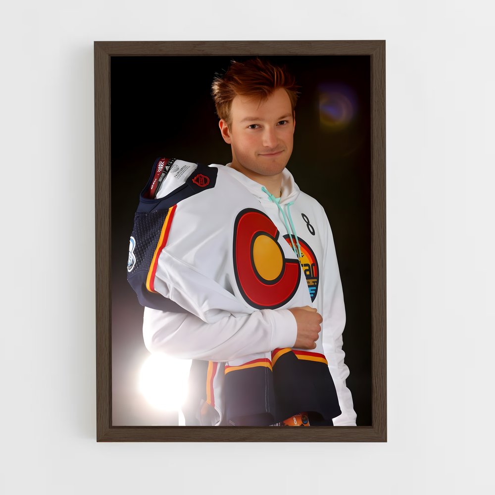 Poster L'Élégance Colorée – affiche Hockey sur glace (vue 5)